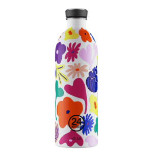 Gourdes inox « Urban » 1 litre – ACQUA FIORITA – 24 Bottles