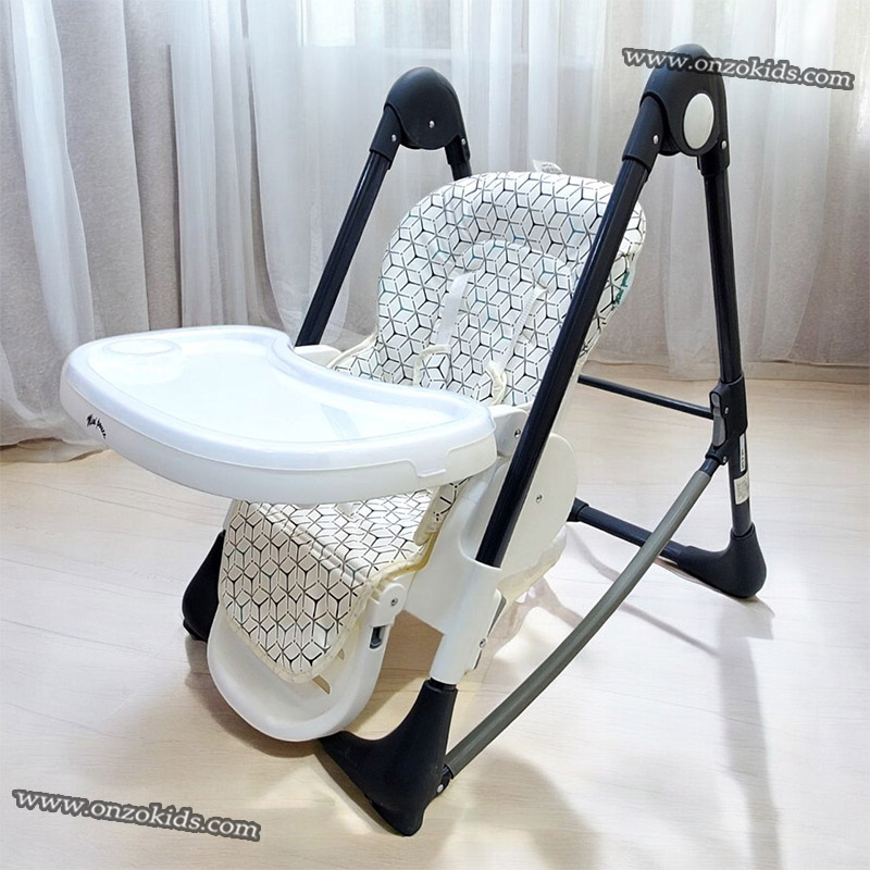 Chaise haute réglable et transat 2 en 1 pour bébé – Mini Pouce – Image 9