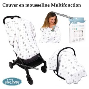Couver en mousseline Multifonction – Sevibebe