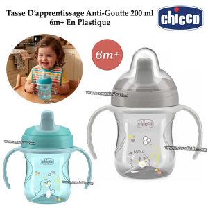 Tasse D’apprentissage Anti-Goutte 200 ml 6m+ En Plastique – Chicco