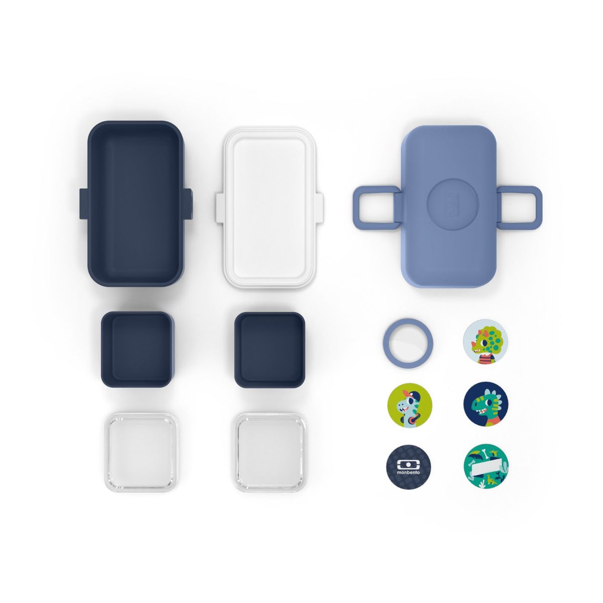 La lunch box sans BPA Bleue : parfaite pour les petits aventuriers gourmands – Image 3