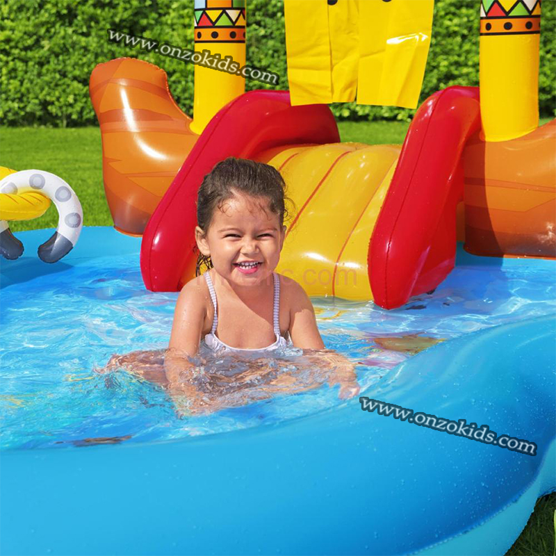 Toboggan gonflable avec accessoires 4en1 264 cm x 188 cm x 140 cm -Bestway – Image 4
