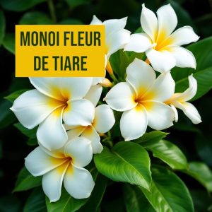 Parfum Monoï, Fleur de Tiaré – Bouquet, recharge et Spray d&rsquo;ambiance