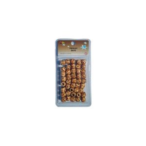 Perles en bois  à motif floraux | europeaccessoires