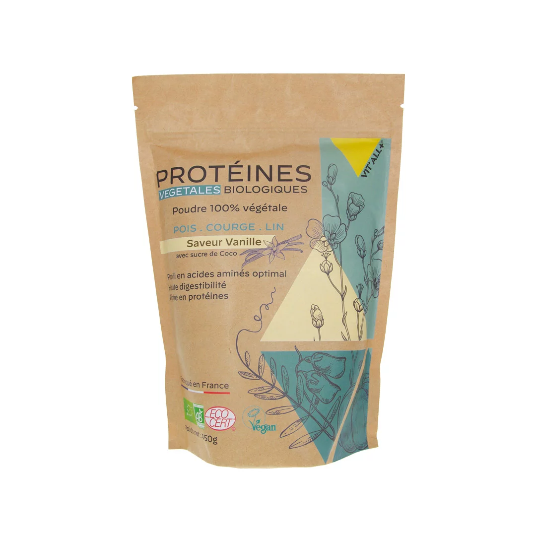 Protéines Végétales – Vitall + 450 g Vanille – Image 2