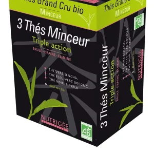 3 Thés Minceur – Triple Action – 30 Sachets – Nutrigée