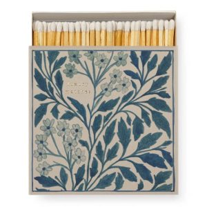 Boîte d’allumettes Fleurs Bleues – Archivist Gallery