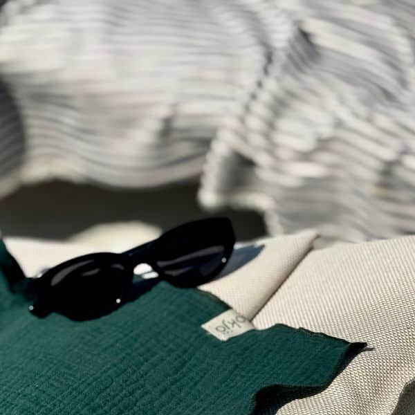 Serviette de plage en gaze de coton – 4 coloris – Okjö – Image 7