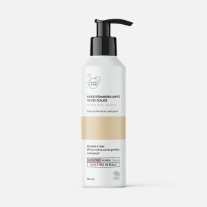 Huile démaquillante toute douce – Parfum rose-muguet – Clémence & Vivien