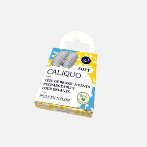 Boîte de 2 têtes pour brosse à dents enfant Caliquo