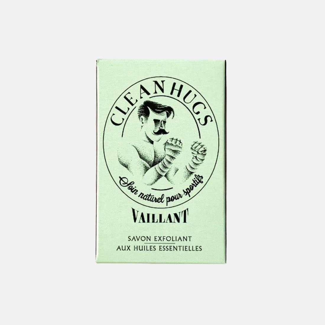 Savon exfoliant « Vaillant » – Menthe et Eucalyptus – Clean Hugs