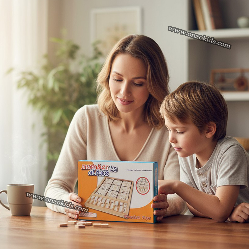 Sudoku jeu de société en bois – Image 3