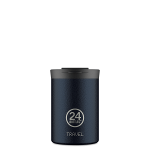 Tasse Isotherme 24 Bottles – Deep Blue 350 ml, élégance marine et compacité